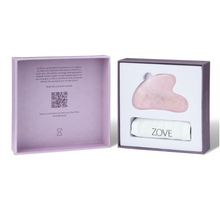 Load image into Gallery viewer, ZOVE Beauty Rose Quartz Gua Sha